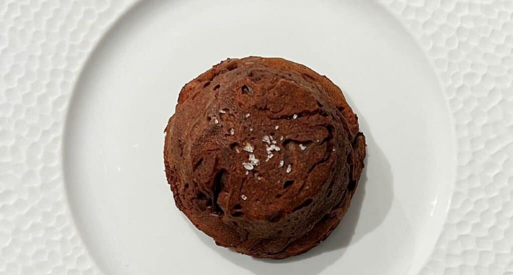 Petits gâteaux coulants chocolat et fleur de sel au Thermomix