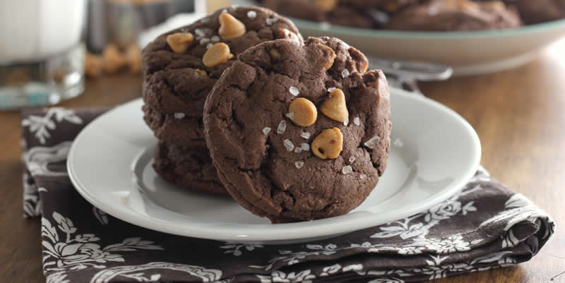 Cookies au chocolat et cacahuètes - Recettes desserts au ...