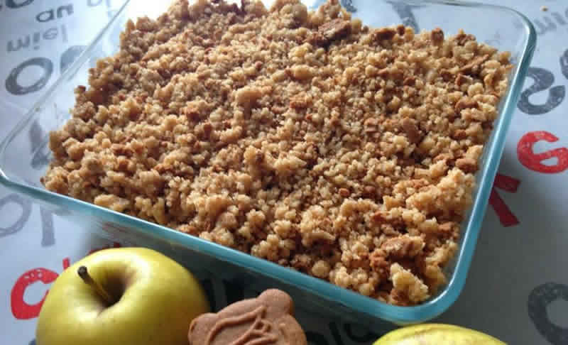 Tarte Crumble Pomme Speculoos Recettes Desserts Au Thermomix