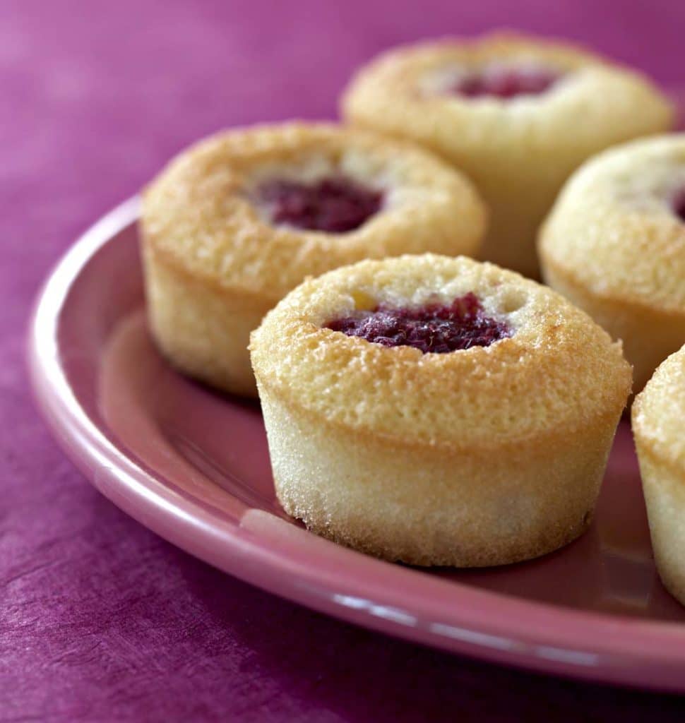 Financiers aux framboises au Thermomix