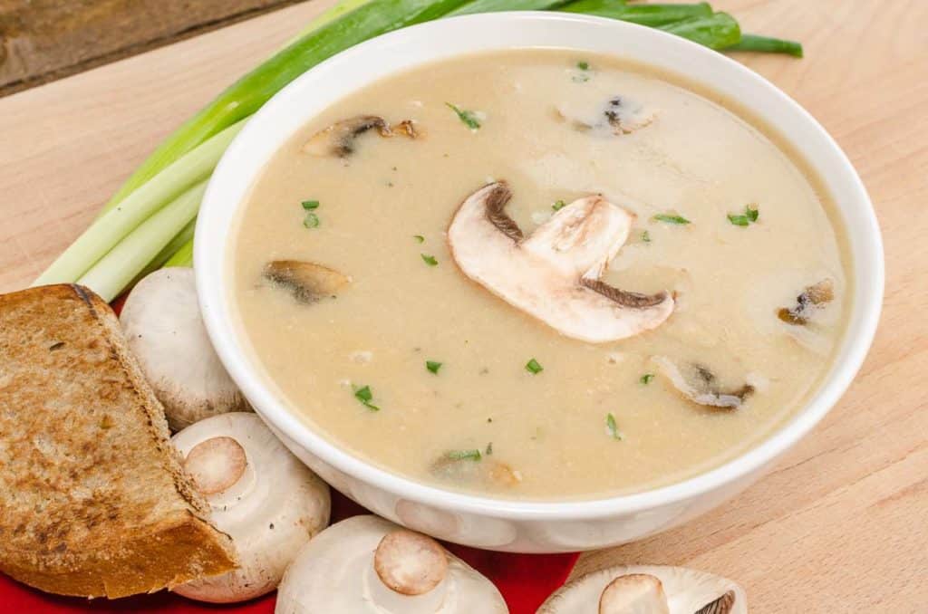 Velouté de champignons au thermomix