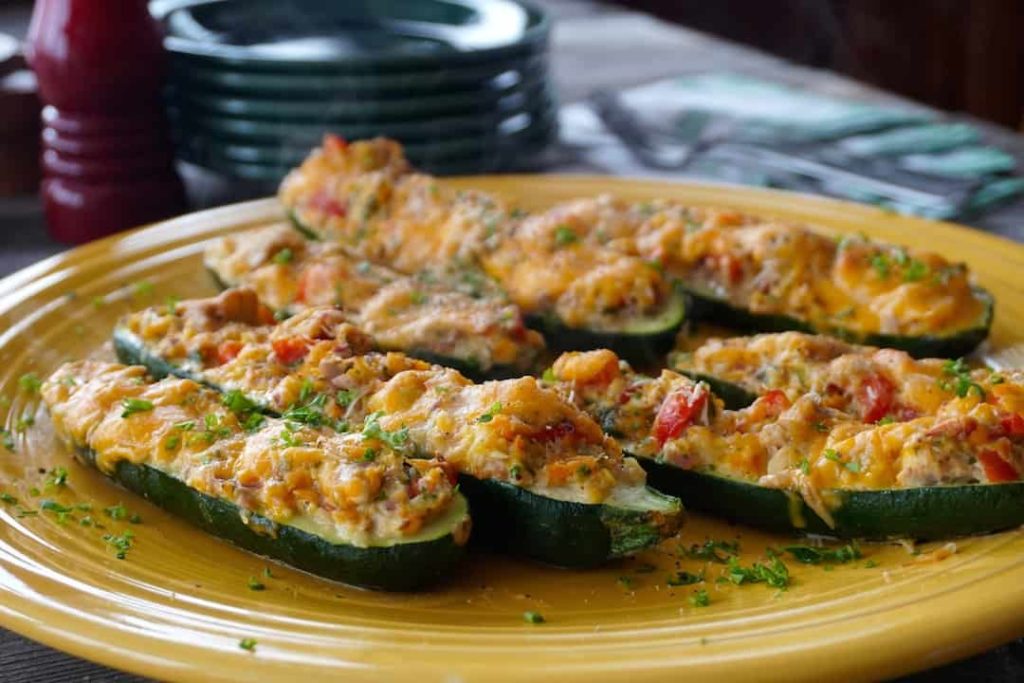 Courgettes Farcies au Thon Weight watchers