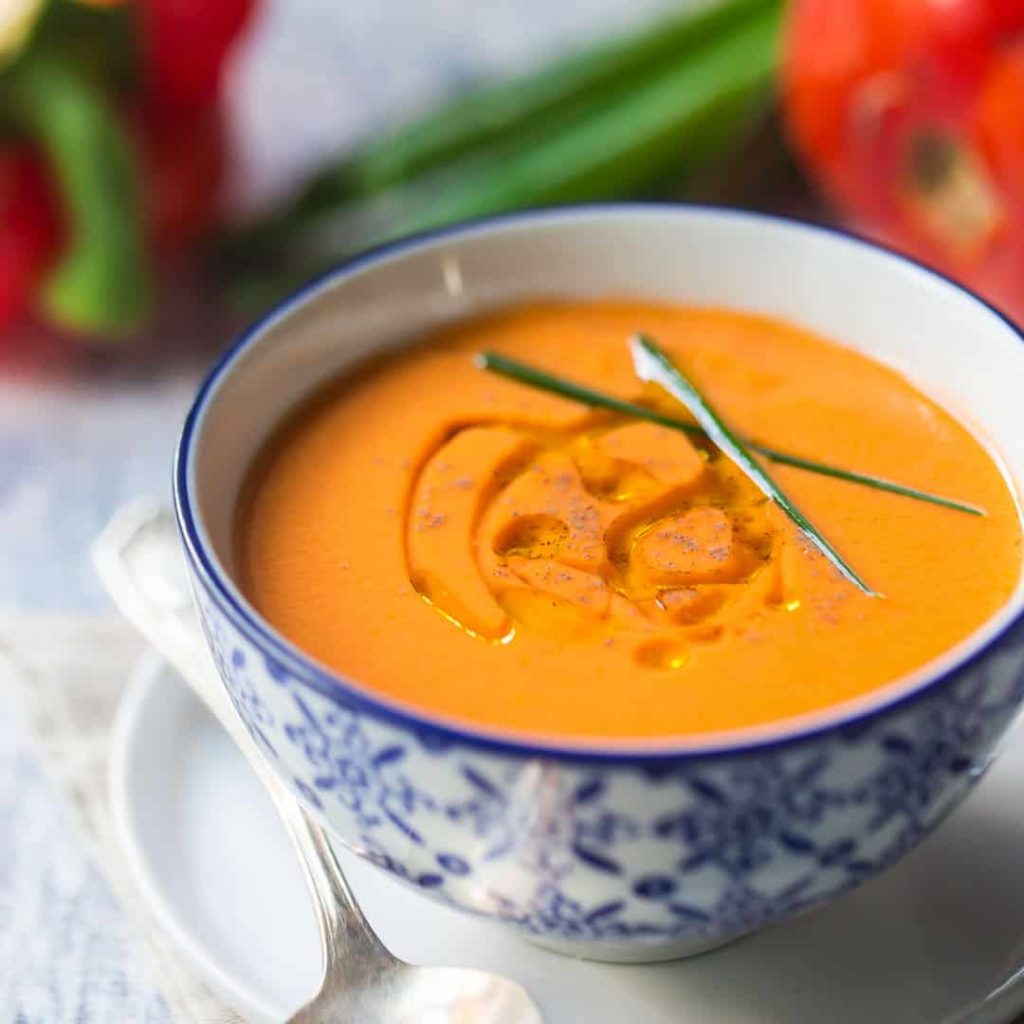 Gaspacho Au thon au thermomix