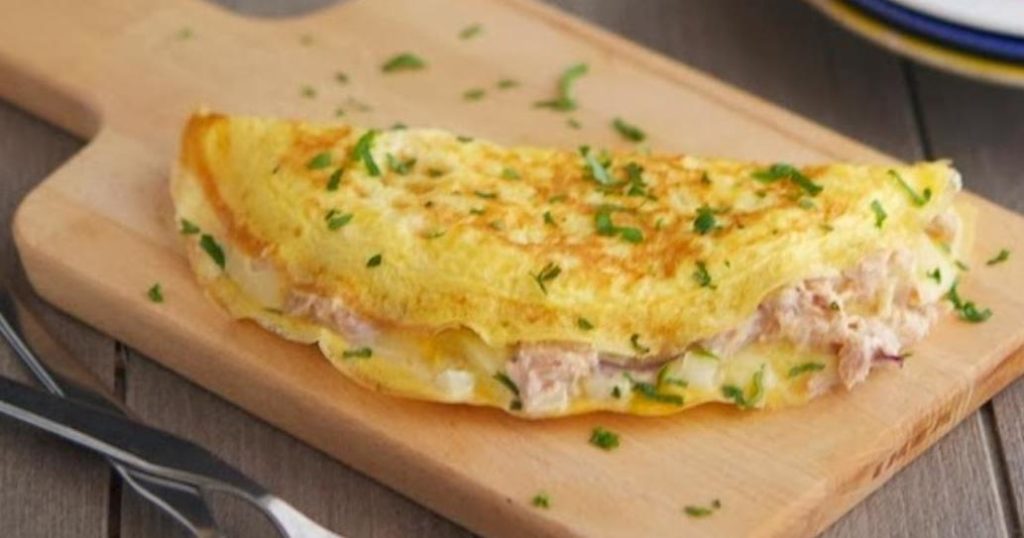 Omelette au Thon et Citron Weight watchers