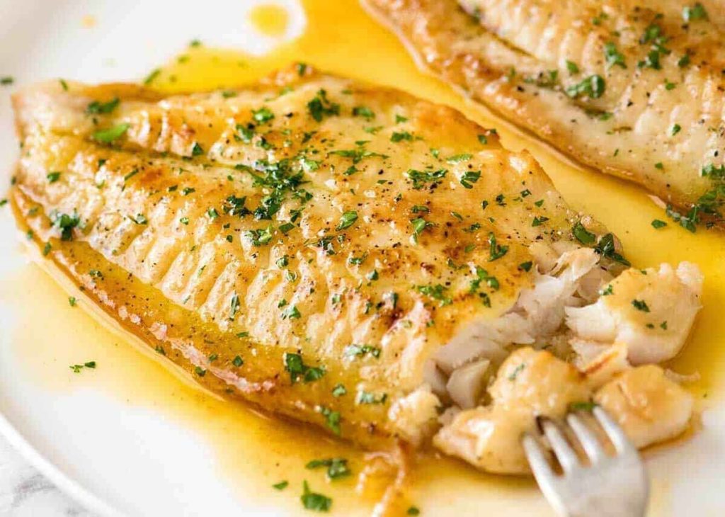 Filets de sole au citron Weight watchers