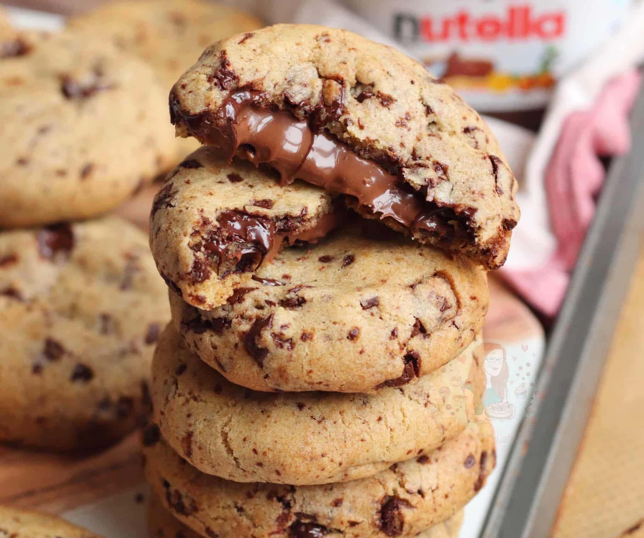 Cookies Au Coeur Nutella Au Thermomix - Gâteaux