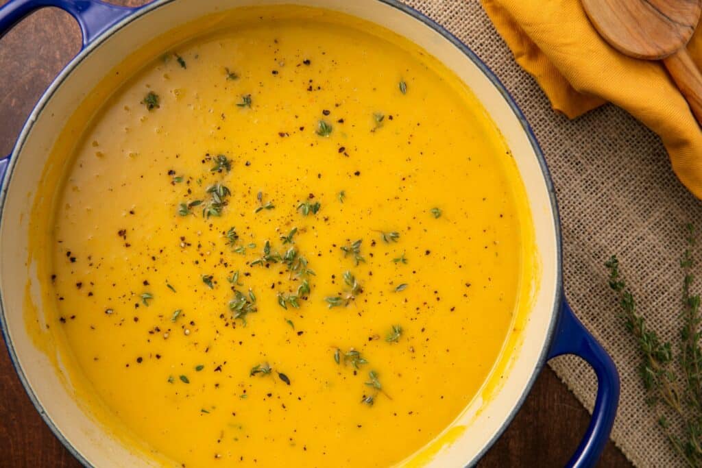 Soupe de Courge Butternut au Thermomix