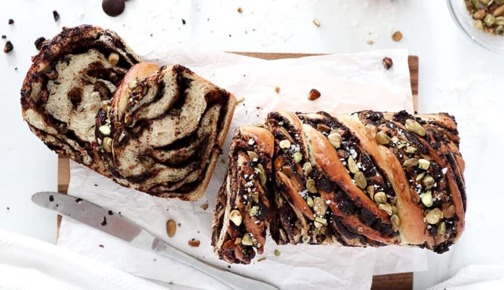 Babka chocolat pistaches au Thermomix