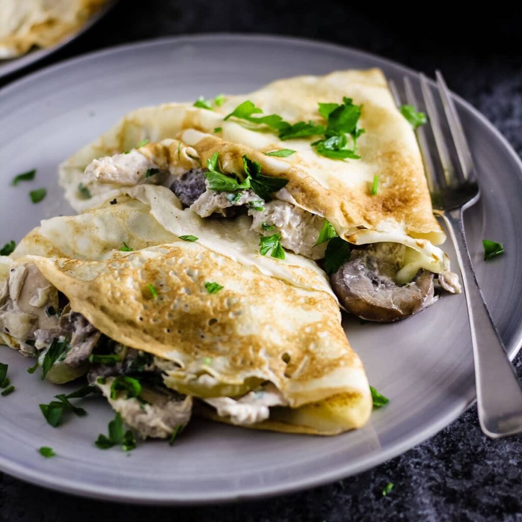 Crêpes salées au champignon WW