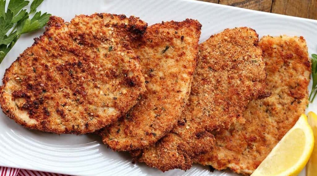 Escalopes de Dinde en croûte de carotte légères