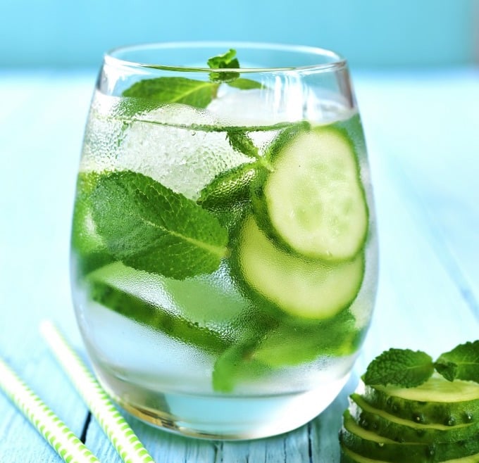 Mojito léger au Concombre