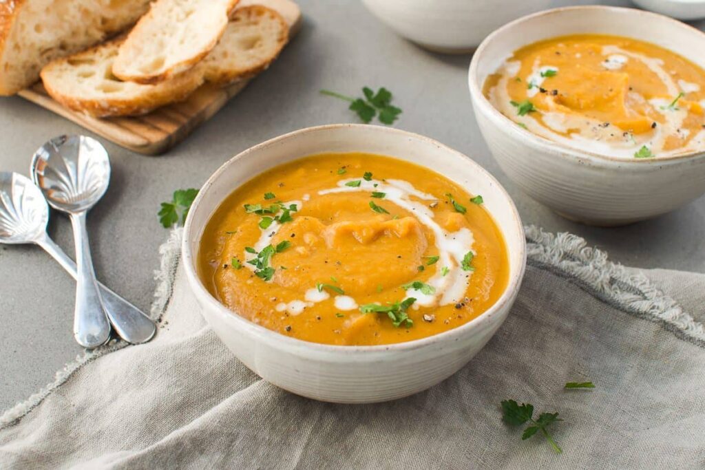 Soupe à la citrouille sucrée au thermomix