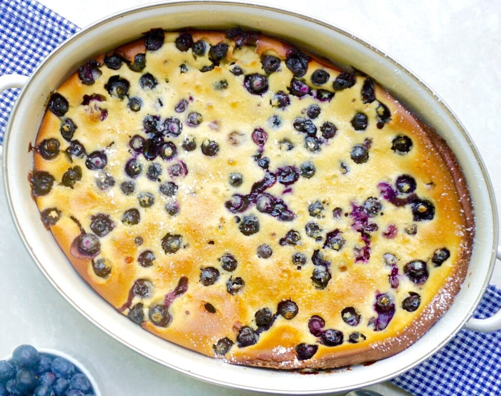 Clafoutis aux myrtilles au Thermomix