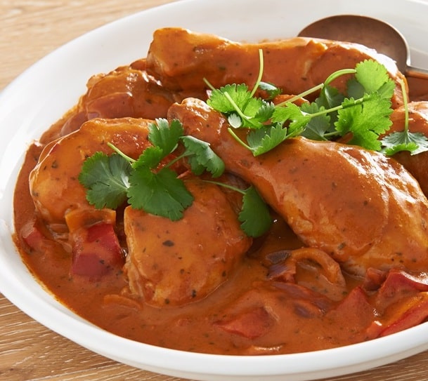 Pilons de Poulet au Curry et à la crème légers