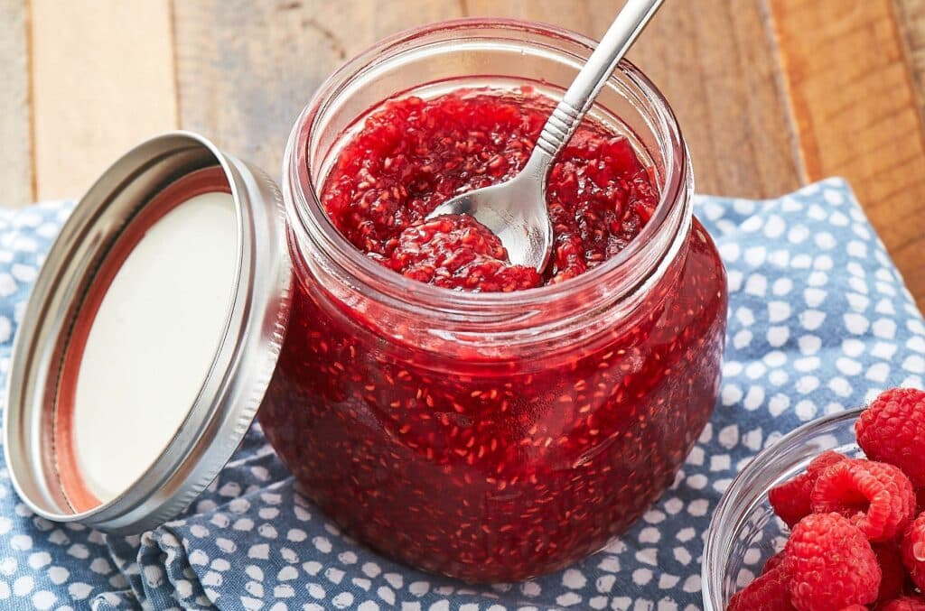 Confiture de framboise de Noël au thermomix