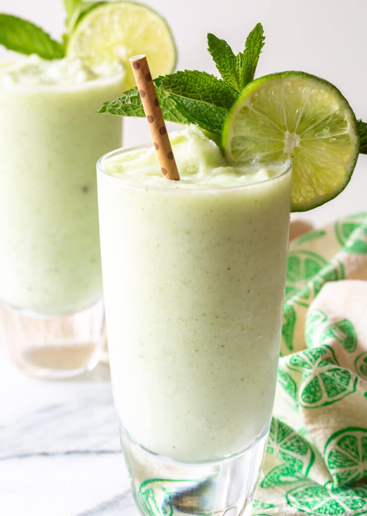 Milkshake Mojito allégé