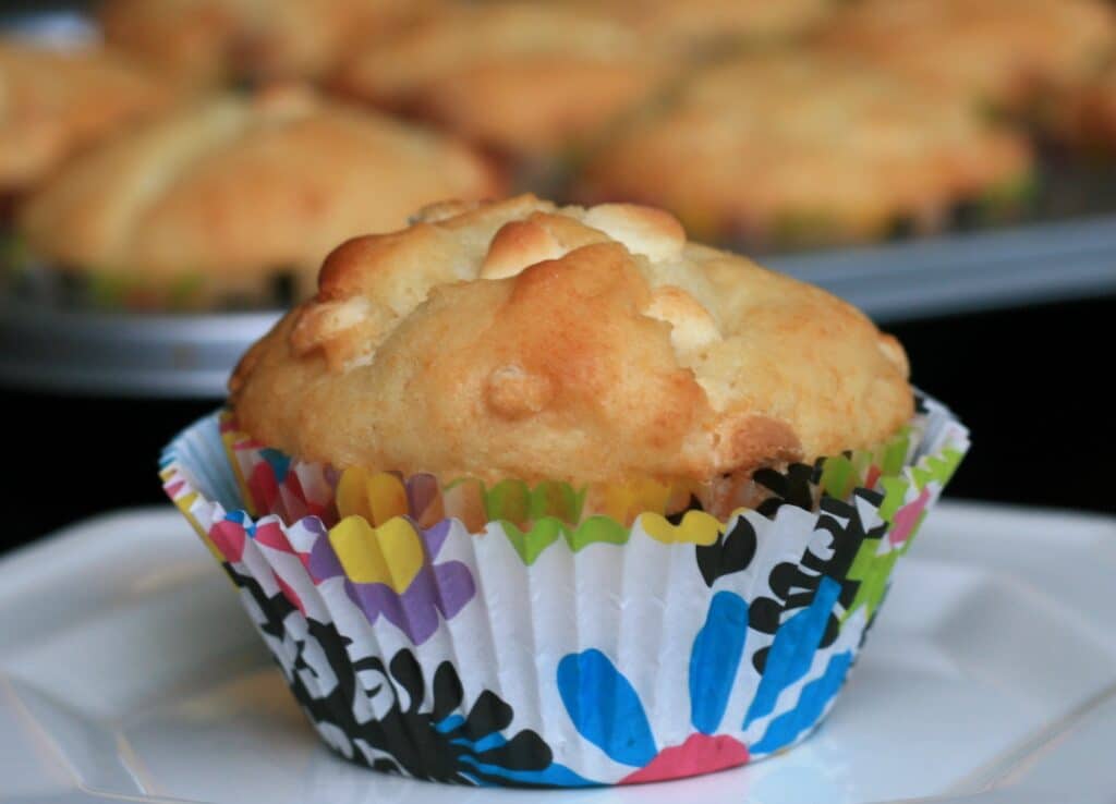 Muffins au chocolat blanc au Thermomix