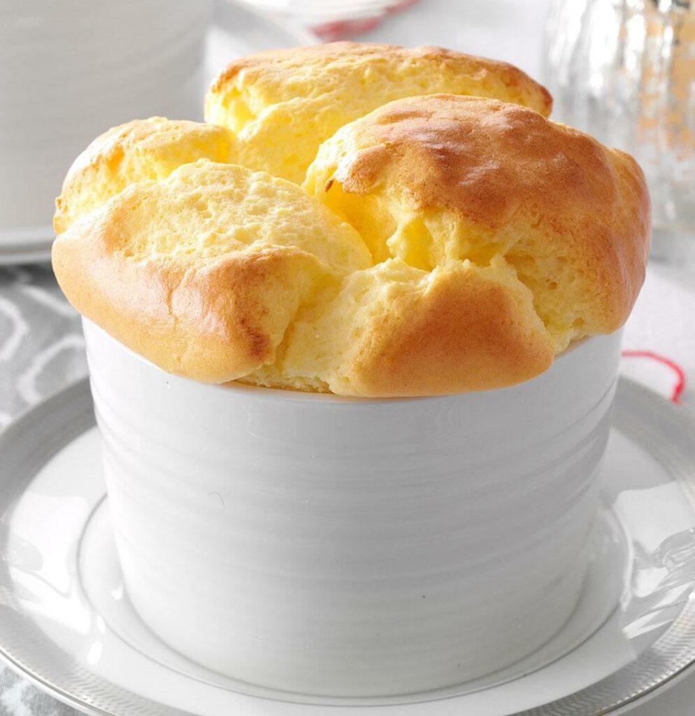 Soufflé au fromage allégé