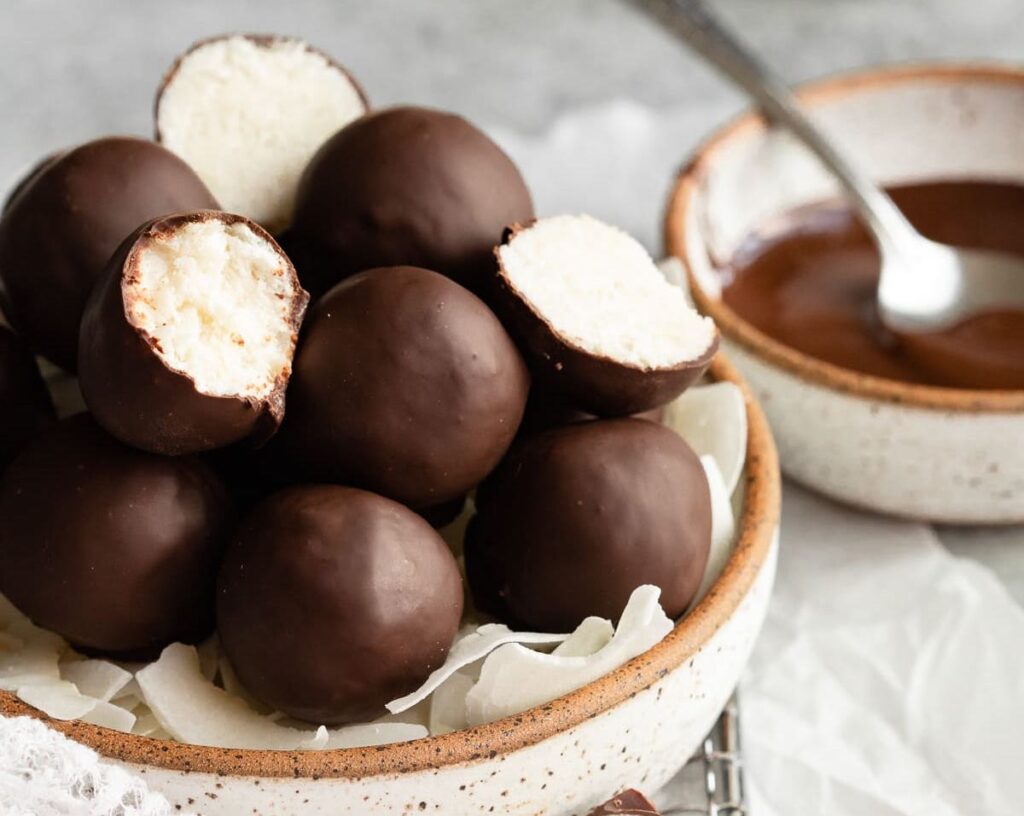 Boules de coco au chocolat au thermomix