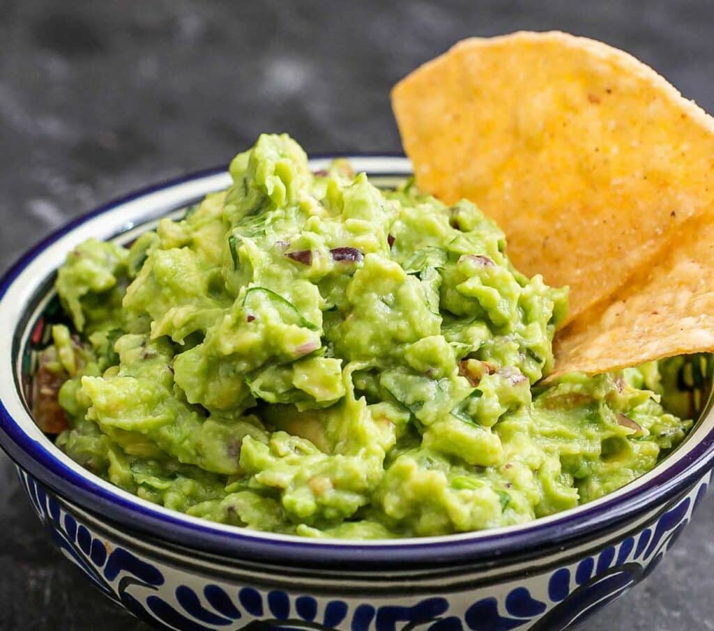 Guacamole à la mangue léger