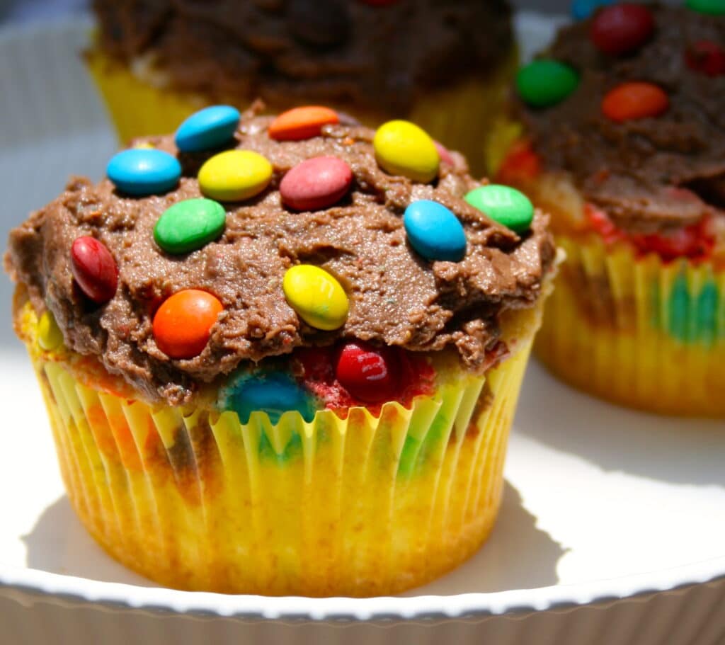 Muffins Chocolat et m&m’s au thermomix