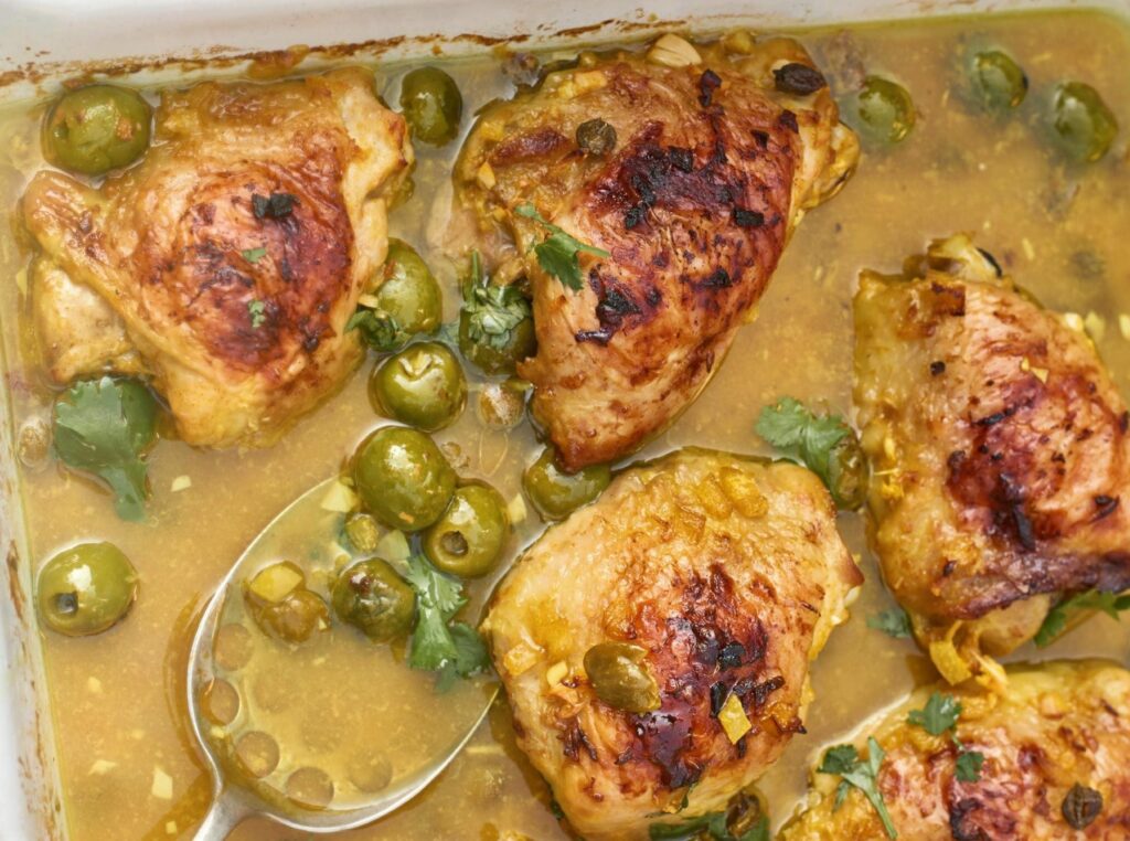 Poulet au Citron et Olives au thermomix