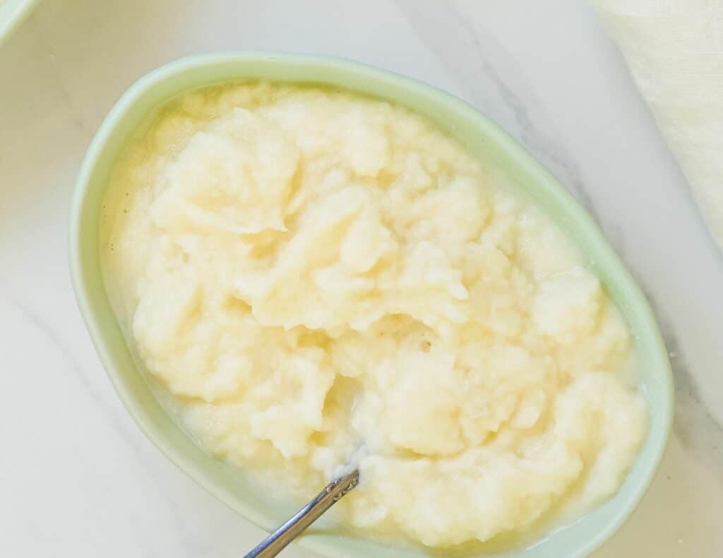 Purée de navet légère