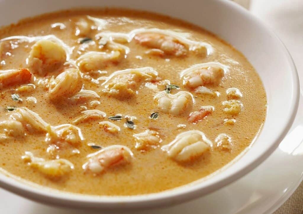 Soupe aux crevettes au thermomix