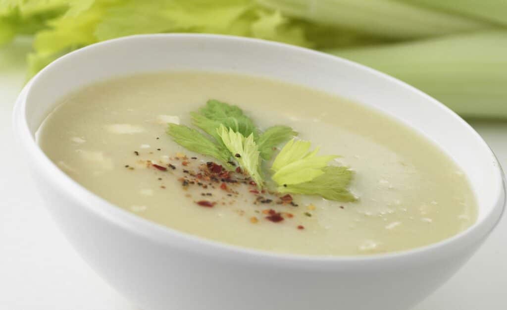 Vichyssoise de céleri au thermomix