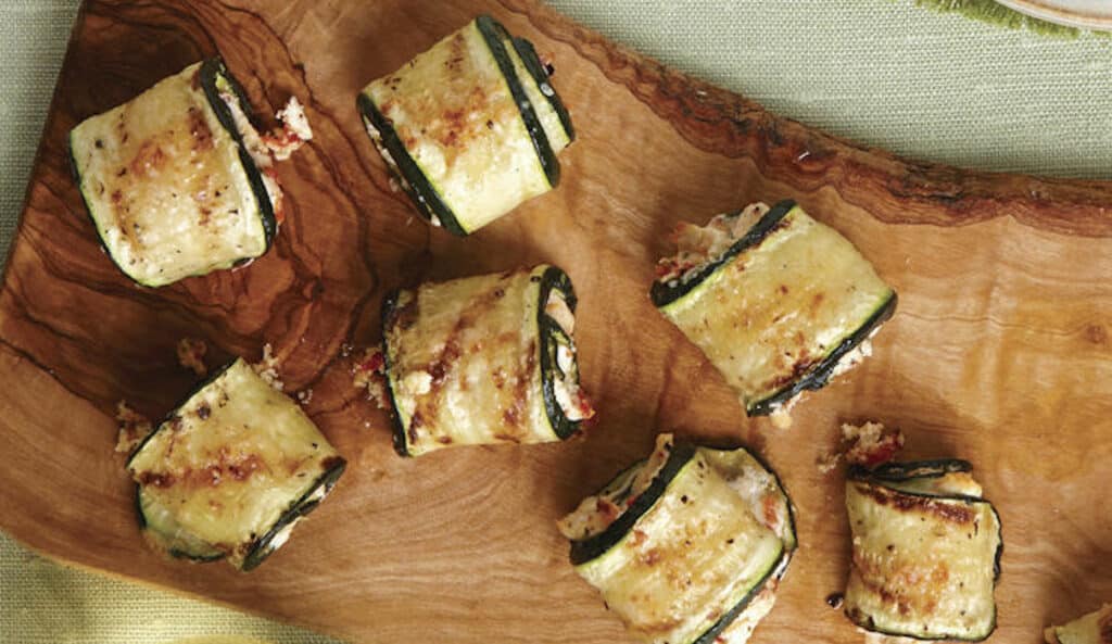 Courgettes Grillées au Fromage de Chèvre légères