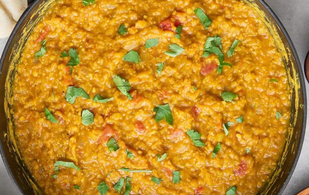 Dahl de Lentilles Corail Épicé au Thermomix