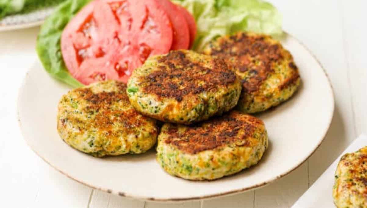 Galettes légères de Poulet au Brocoli