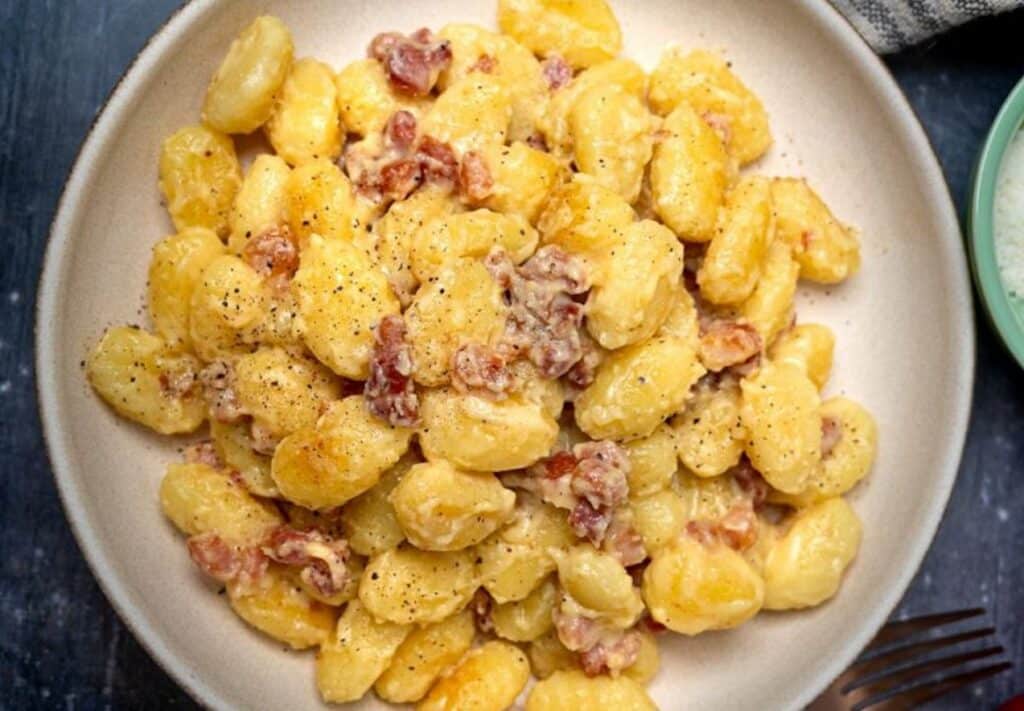 Gnocchis à la Carbonara au thermomix