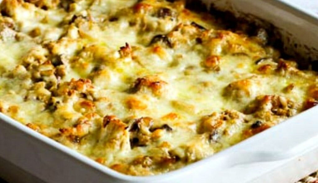 Gratin de dinde-champignons-tomates séchées au thermomix