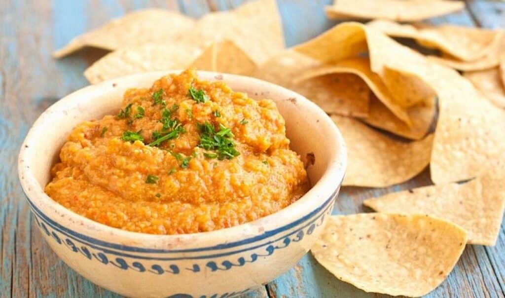 Houmous au chili léger