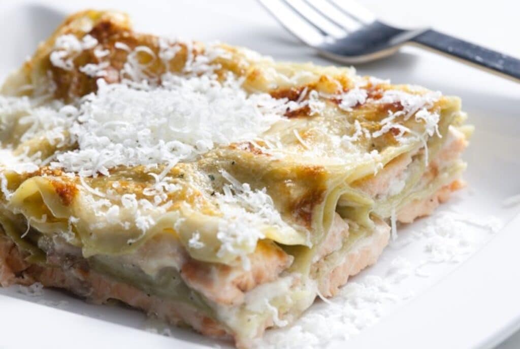 Lasagnes aux Saumons allégées