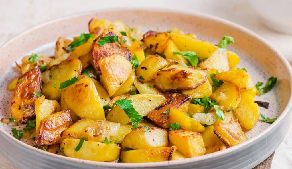 Pommes de Terre rôties au Four légères