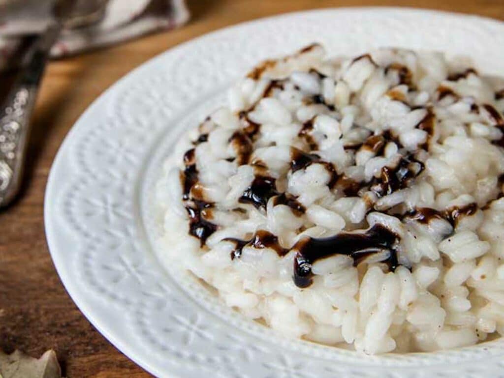 Risotto au vinaigre balsamique et oignon au thermomix