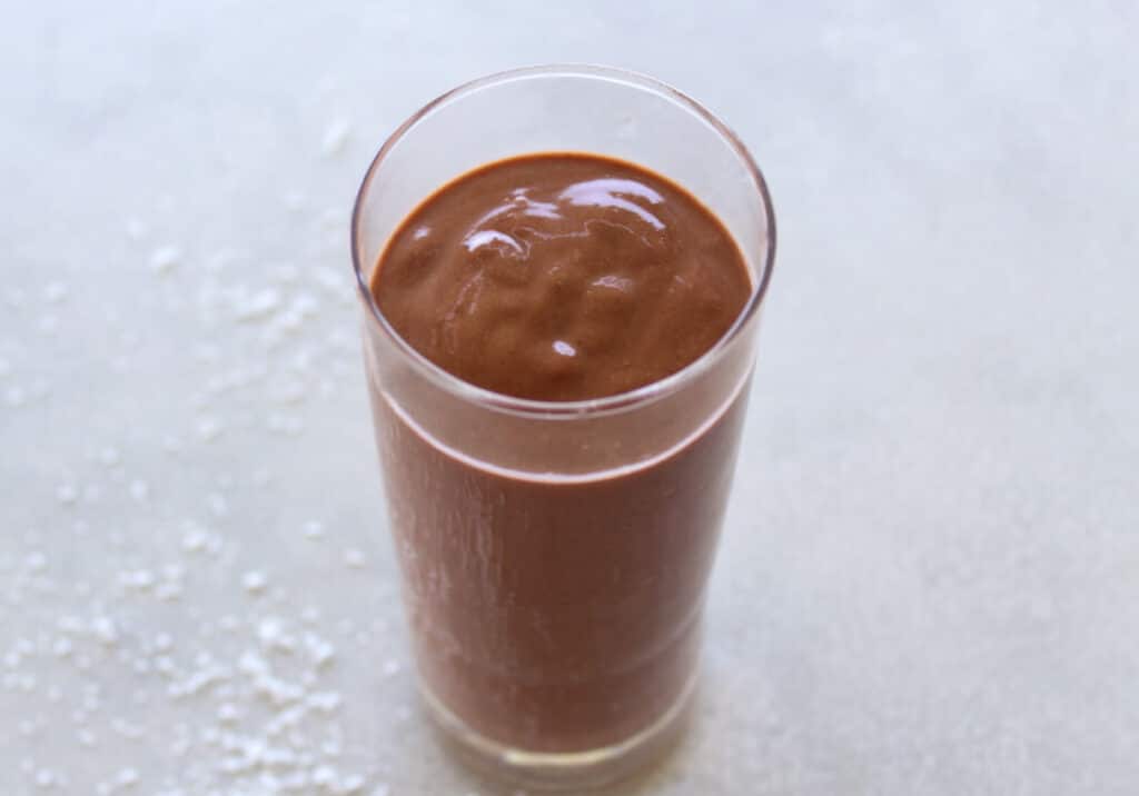 Smoothie léger au Nutella et Cannelle