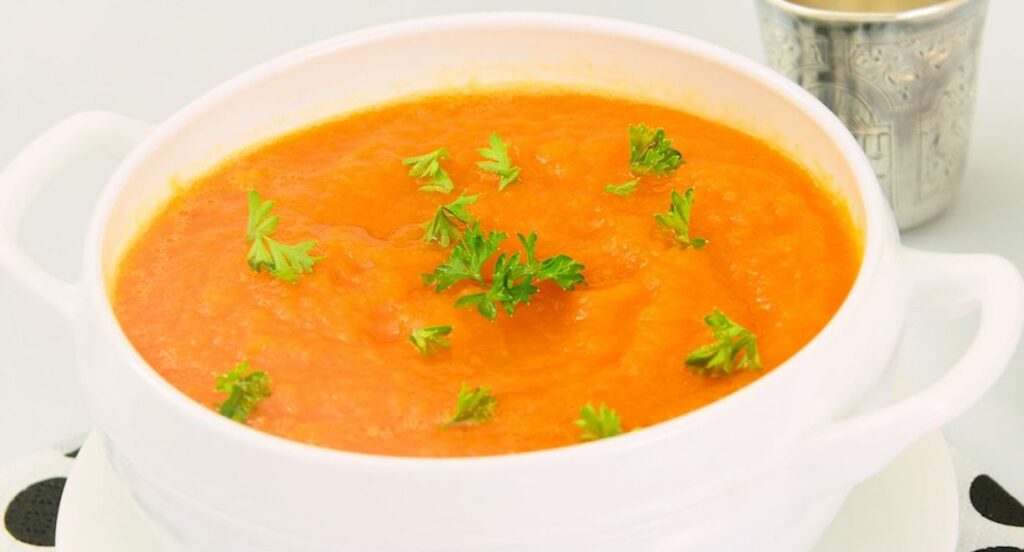 Soupe de Carottes et Curry légère