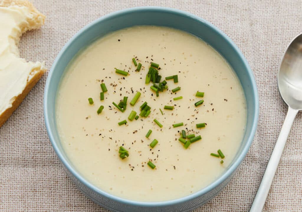 Velouté de Poireaux à la crème au thermomix