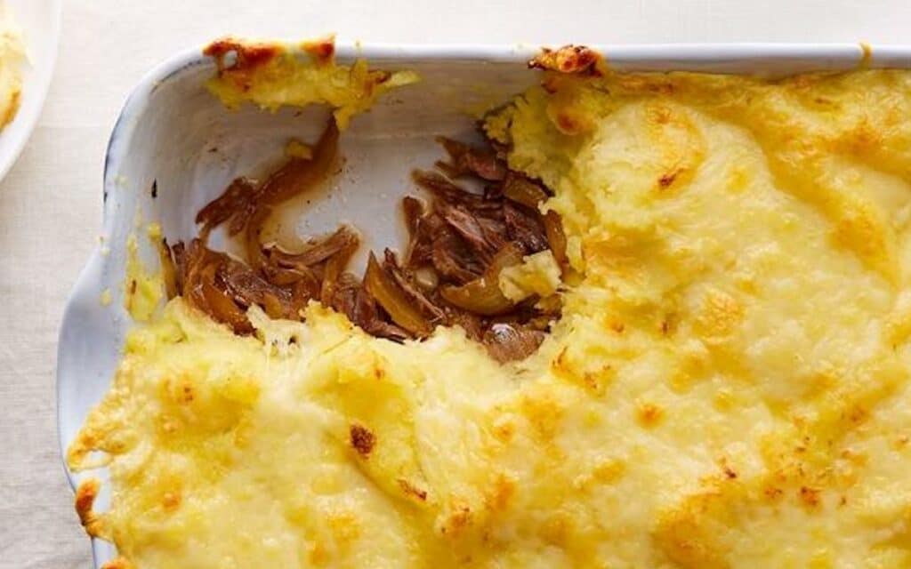 Effiloché de canard en Parmentier au thermomix