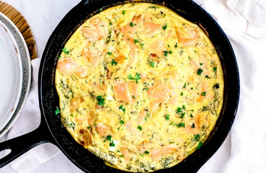 Frittata au Saumon Fumé au thermomix