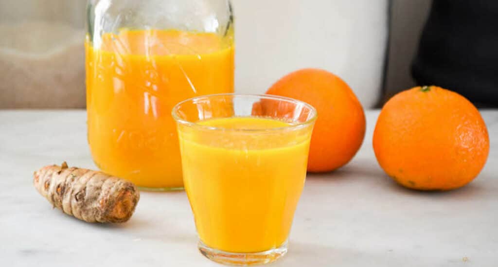 Jus de Clémentine au Gingembre léger