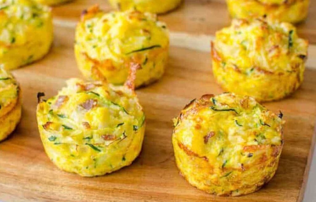 Muffins aux Courgettes et Jambon Légers