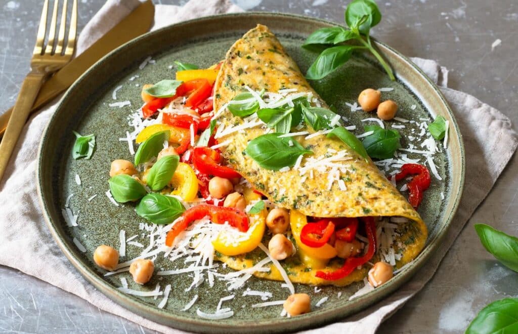 Omelette au Paprika aux Herbes Légère