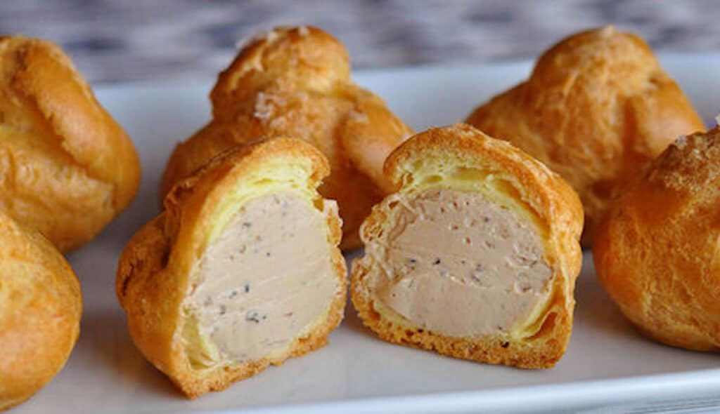 Petits choux à la Mousse de foie gras au thermomix