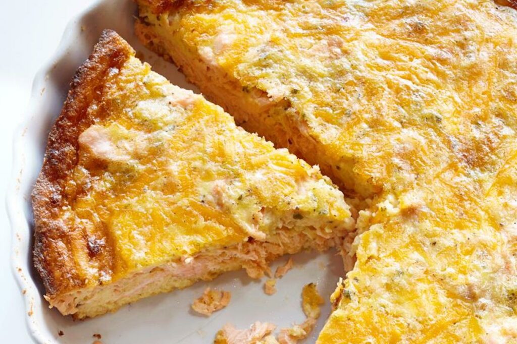 Quiche légère au Saumon Fumé