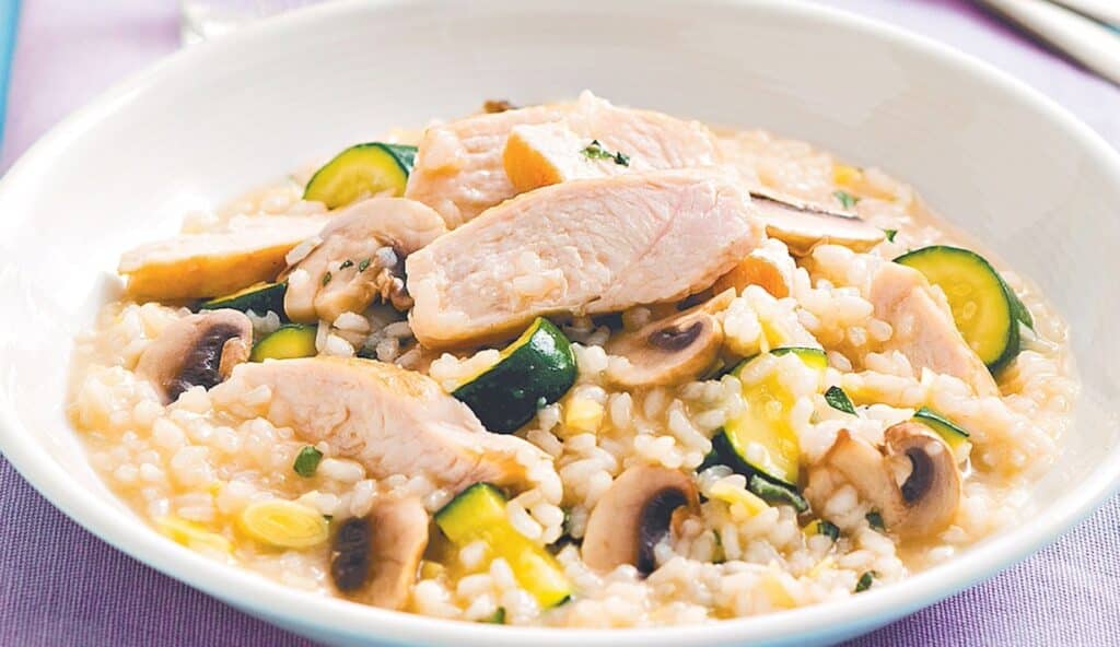 Risotto au Poulet et aux Courgettes au thermomix