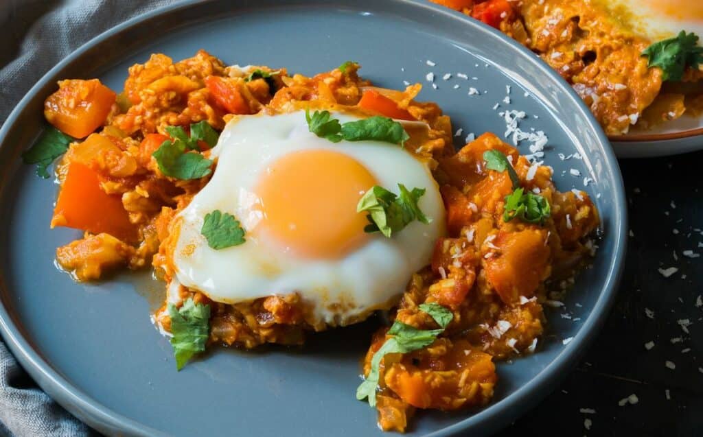 Shakshuka à la noix de coco Légère